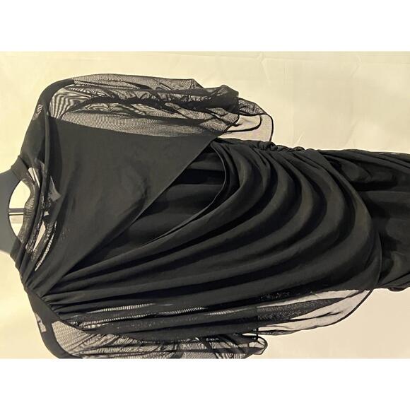 Amanda Uprichard Evianna Dress in Black - Picture 3 of 7